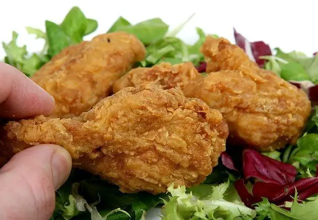 Fried chicken is a great cheap meal for big families