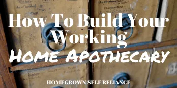 How to build your working home apothecary
